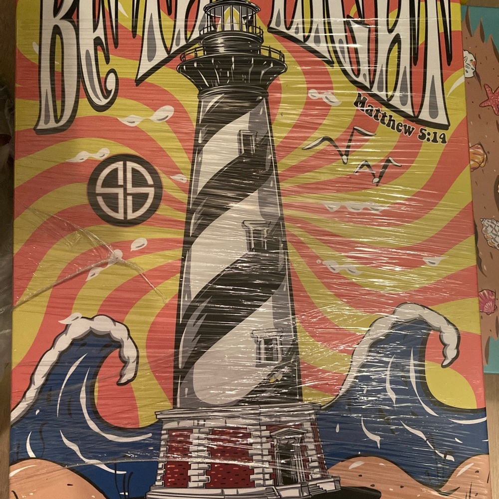Simply Southern Colorful Lighthouse Puzzle with Bible verse 1000 pieces